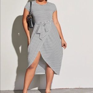 Faux Wrap Dress
